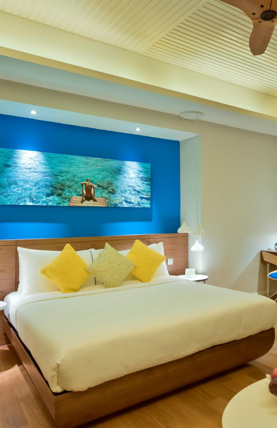 Sunset / Sunrise Beach Pool Villa with Swirl Pool at Kandima Maldives