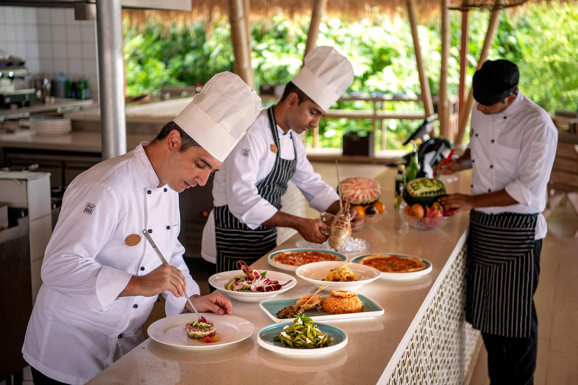 Aqua Restaurant at Emerald Maldives Resort & Spa