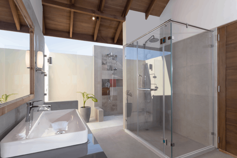 Two Bedroom Water Villa Suites With Spa Tub at Reethi Faru Resort