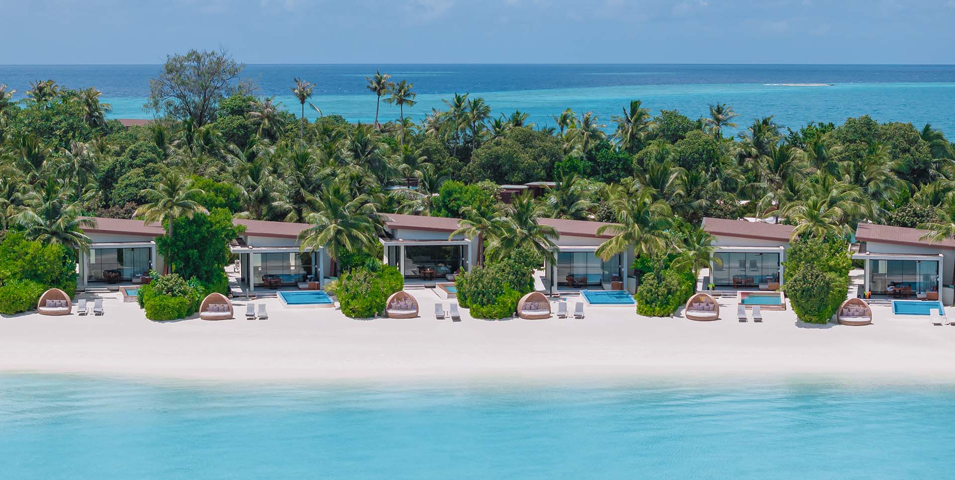 Beach villas / residences (1–4 bedrooms) at Kuda Villingili Resort Maldives